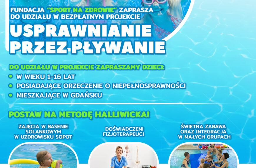 REKRUTACJA ZAKOŃCZONA „USPRAWNIANIE PRZEZ&nbsp;PŁYWANIE ” Gdańsk 2026